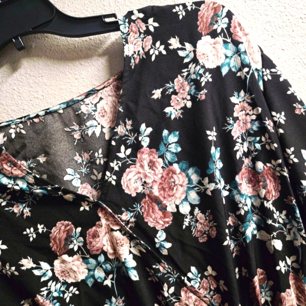 Spiez Womens' Floral Print Maxi Dress